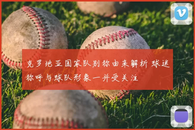 克罗地亚国家队别称由来解析 球迷称呼与球队形象一并受关注